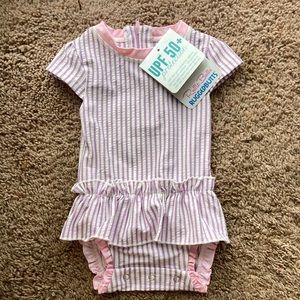 NWT Ruffle Butts Infant Swim Suit